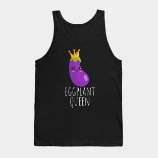 Eggplant Queen Cute Tank Top